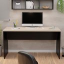 Ver imagem 3 de Mesa de Escritório Escrivaninha 1.60x60 Tampo 30mm Carvalho