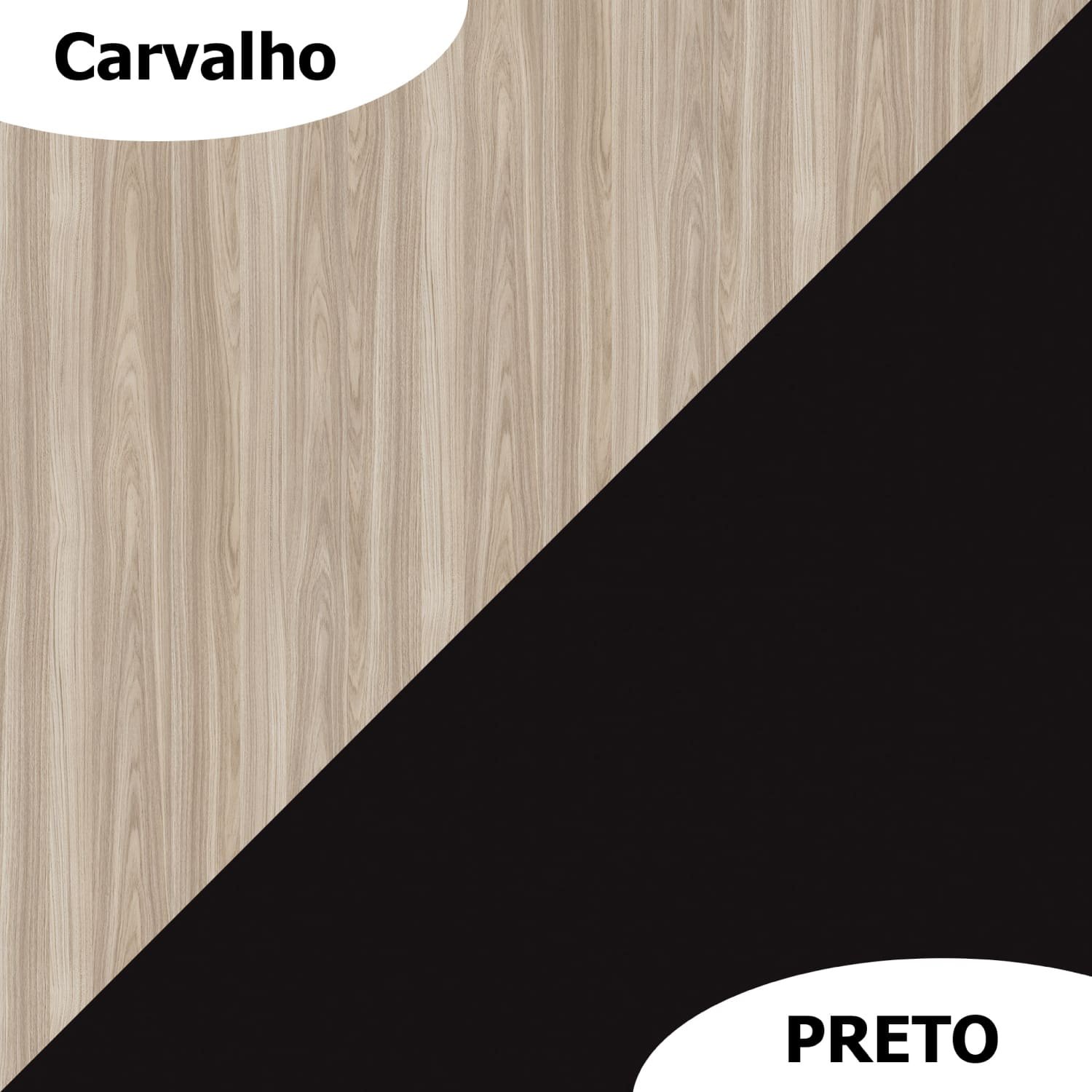 Mesa de Escritório 1.60x60 com Gaveteiro Tampo 30mm Carvalho - 5