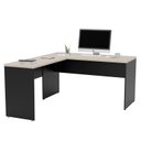 Ver imagem 3 de Mesa de Canto em L para Escritório 1.60x1.50 Tpo 30mm Carvalho