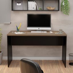 Mesa de Escritório 1.20x60 Tampo 30mm Netmobil Nogal - 3