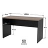 Mesa de Escritório 1.20x60 Tampo 30mm Netmobil Nogal - 5