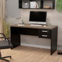 Ver imagem 1 de Mesa de Escritório 1.20x60 com Gaveteiro Tampo 30mm Nogal