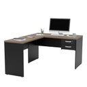 Ver imagem 3 de Mesa de Escritório em L 1.20x1.50 com Gavetas Tpo 30mm Nogal