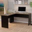 Ver imagem 2 de Mesa de Canto em L para Escritório 1.40x1.50 Tpo 30mm Nogal