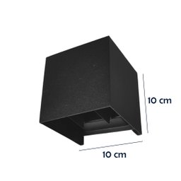 Arandela Led Navi Direcional 6w 3000k Branco Quente Bivolt Preto - 4