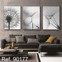 Ver imagem 3 de Quadro Decorativo Sala Floral Dente de Leao