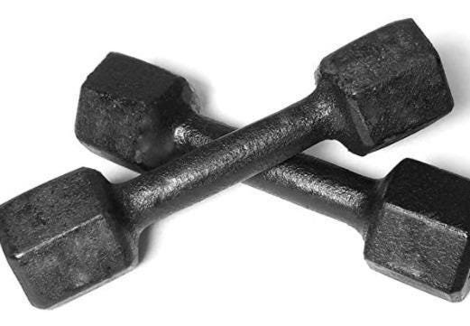 Halter Par 10 Kgs Musculação Anilhas Dumbell Fitness - 4