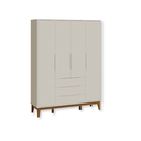Ver imagem 6 de Quarto de Bebê Berço Evolution + Guarda Roupa Infantil 4P e 3g Areia Classic 02 Colchões