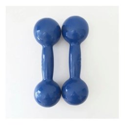 Halter Emborrachado 4 Kg Par Musculaçao Pesos Academia Cores - 3