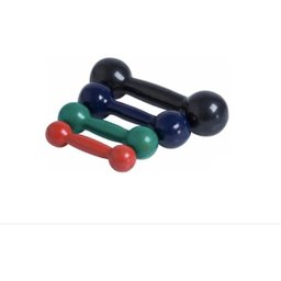 Halter Emborrachado 4 Kg Par Musculaçao Pesos Academia Cores - 4