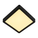 Ver imagem 3 de Painel Plafon LED de Sobrepor Backstage Quadrado 12W 3000k Luz Amarela Preto Lumanti 16x16 ST3316
