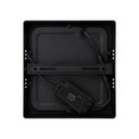 Ver imagem 6 de Painel Plafon LED de Sobrepor Backstage Quadrado 12W 3000k Luz Amarela Preto Lumanti 16x16 ST3316