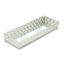 Ver imagem 1 de Bandeja francesa luxo Espelho Retangular Sala Lavabo 24x13cm