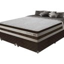 Ver imagem 4 de Cama Box Super King Gazin Gazin de Molas Ensacadas Love Story 193x203x71 Bege/Marrom