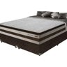 Cama Box Super King Gazin  Gazin de Molas Ensacadas Love Story 193x203x71 Bege/Marrom - 4