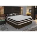 Ver imagem 1 de Cama Box Queen Gazin Gazin de Molas Ensacadas Love Story 158x198x71 Bege/Marrom