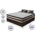 Ver imagem 2 de Cama Box Queen Gazin Gazin de Molas Ensacadas Love Story 158x198x71 Bege/Marrom