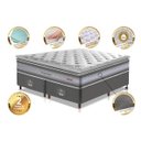 Ver imagem 3 de Cama Box Queen + Colchão de Molas Ensacadas D33 com Pillow Top Cama Inbox Select 158x198x71