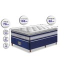 Ver imagem 2 de Cama Box Solteiro + Colchão de Molas Ensacadas D33 com Pillow Top Cama Inbox Select 88x188x71