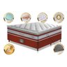 Cama Box Casal + Colchão de Molas Ensacadas D33 com Pillow Top Cama Inbox Select 138x188x71 - 3