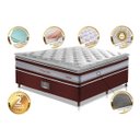 Ver imagem 3 de Cama Box Casal + Colchão de Molas Ensacadas D33 com Pillow Top Cama Inbox Select 138x188x71