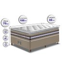 Ver imagem 2 de Cama Box Solteiro + Colchão de Molas Ensacadas D33 com Pillow Top Cama Inbox Select 88x188x71
