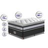 Cama Box Solteiro + Colchão de Molas Ensacadas D33 com Pillow Top Cama Inbox Select 88x188x71 - 2