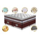 Ver imagem 3 de Cama Box Super King + Colchão de Molas Ensacadas D33 com Pillow Top Cama Inbox Select 193x203x71