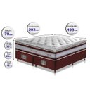 Ver imagem 2 de Cama Box Super King + Colchão de Molas Ensacadas D33 com Pillow Top Cama Inbox Select 193x203x71
