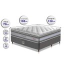 Ver imagem 2 de Cama Box Casal + Colchão de Molas Ensacadas D33 com Pillow Top Cama Inbox Select 138x188x71