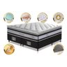 Cama Box Queen + Colchão de Molas Ensacadas D33 com Pillow Top Cama Inbox Select 158x198x71 - 3