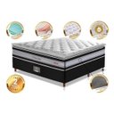 Ver imagem 3 de Cama Box Casal + Colchão de Molas Ensacadas D33 com Pillow Top Cama Inbox Select 138x188x71