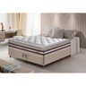Cama Box Casal + Colchão de Molas Ensacadas D33 com Pillow Top Cama Inbox Select 138x188x71 - 1