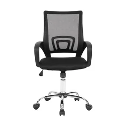Cadeira Escritório Diretor com Relax Tela Mesh Manchester Preto - 1