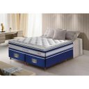 Ver imagem 1 de Cama Box Queen + Colchão de Molas Ensacadas D33 com Pillow Top Cama Inbox Select 158x198x70