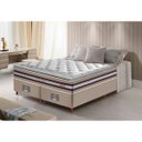 Ver imagem 1 de Cama Box Queen + Colchão de Molas Ensacadas D33 com Pillow Top Cama Inbox Select 158x198x71