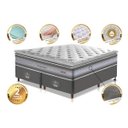 Ver imagem 3 de Cama Box Super King + Colchão de Molas Ensacadas D33 com Pillow Top Cama Inbox Select 193x203x71
