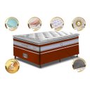 Ver imagem 3 de Cama Box Solteiro + Colchão de Molas Ensacada D33 com Pillow Top Cama Inbox Select 88x188x71