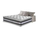 Ver imagem 1 de Colchão King de Molas Ensacadas D33 com Pillow Top Cama Inbox Select 193x203x32 Preto