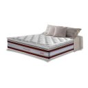Ver imagem 1 de Colchão King de Molas Ensacadas D33 com Pillow Top Cama Inbox Select 193x203x32 Vinho
