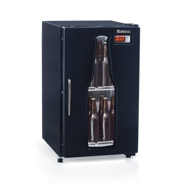 Cervejeira Porta de Vidro com LED 120L Profissional Gelopar 220V - 1