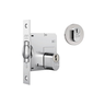 Fechadura 1005 Trinco Rolete Roseta Redonda Inox Escovado - 1