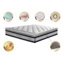 Ver imagem 3 de Colchão Queen de Molas Ensacadas D33 com Pillow Top Cama Inbox Select 158x198x32 Preto