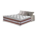 Ver imagem 1 de Colchão Casal de Molas Ensacadas D33 com Pillow Top Cama Inbox Select 138x188x32 Vermelho