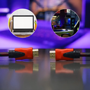Ver imagem 5 de Cabo HDMI 5m 1080 Full HD para TV PS4 PS5 Xbox