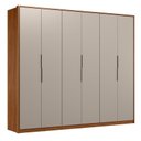 Ver imagem 2 de Guarda Roupa Casal Atrice 6 Portas - Demobile:nogueira Touch / Nude Prime Tx