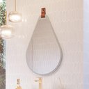 Ver imagem 1 de Espelheira Para Banheiro Gota MGM 76cm MDF Pistache