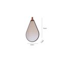 Ver imagem 3 de Espelheira Para Banheiro Gota MGM 76cm MDF Pistache
