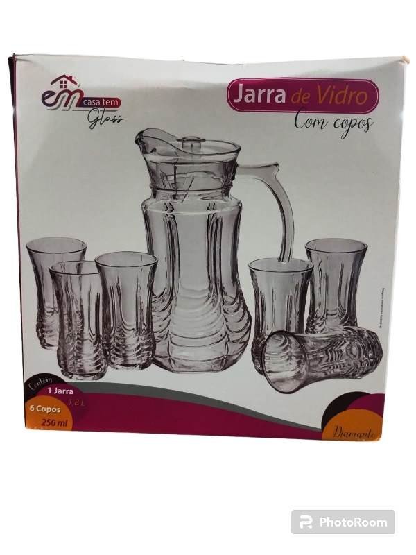 Jf Refresco 7 Pcs Diamante- em Casa Tem Glass Betel