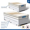 Ver imagem 7 de Cama Box com Auxiliar + Colchão de Molas Ensacadas Double Face Pillow Euro Alfa Probel Solteiro 88cm